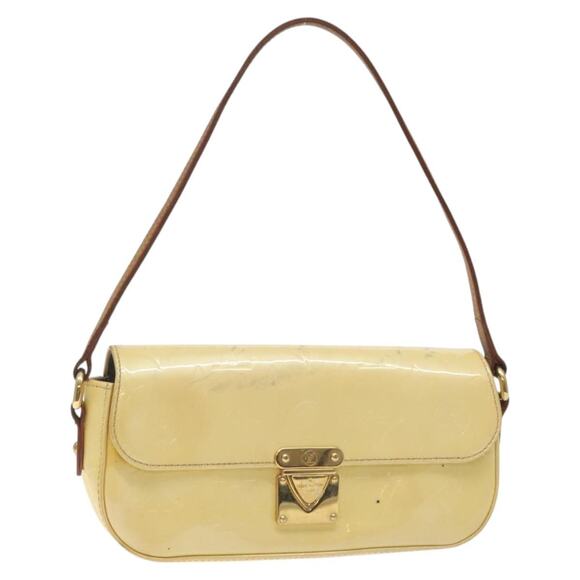 LOUIS VUITTON Monogram Vernis Malibu Street Bag Perle M91507 - Picture 1 of 16